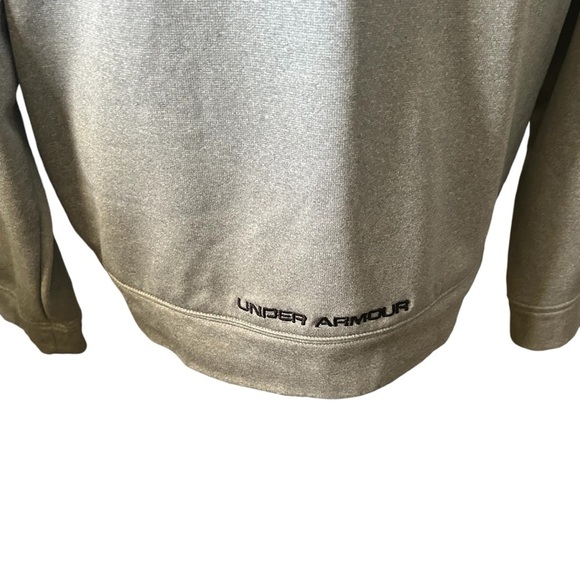 Under Armour Logo Front Gray and Lime Green Hoodie Sz Lrg - Picture 5 of 14